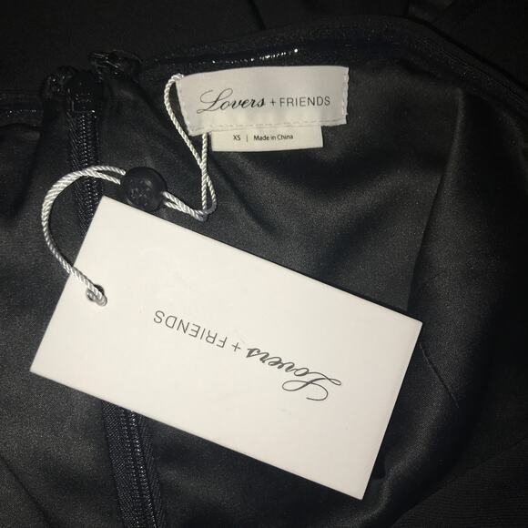 Lovers + Friends Denise Black Cutout Front Strapless Dress - Picture 8 of 10